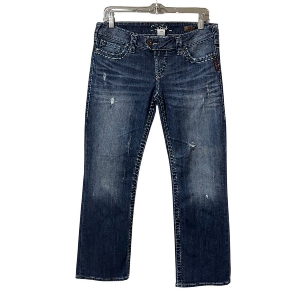 Silver Jeans Tuesday Low Rise Capri Size W29 Summer Travel Vacation Denim City